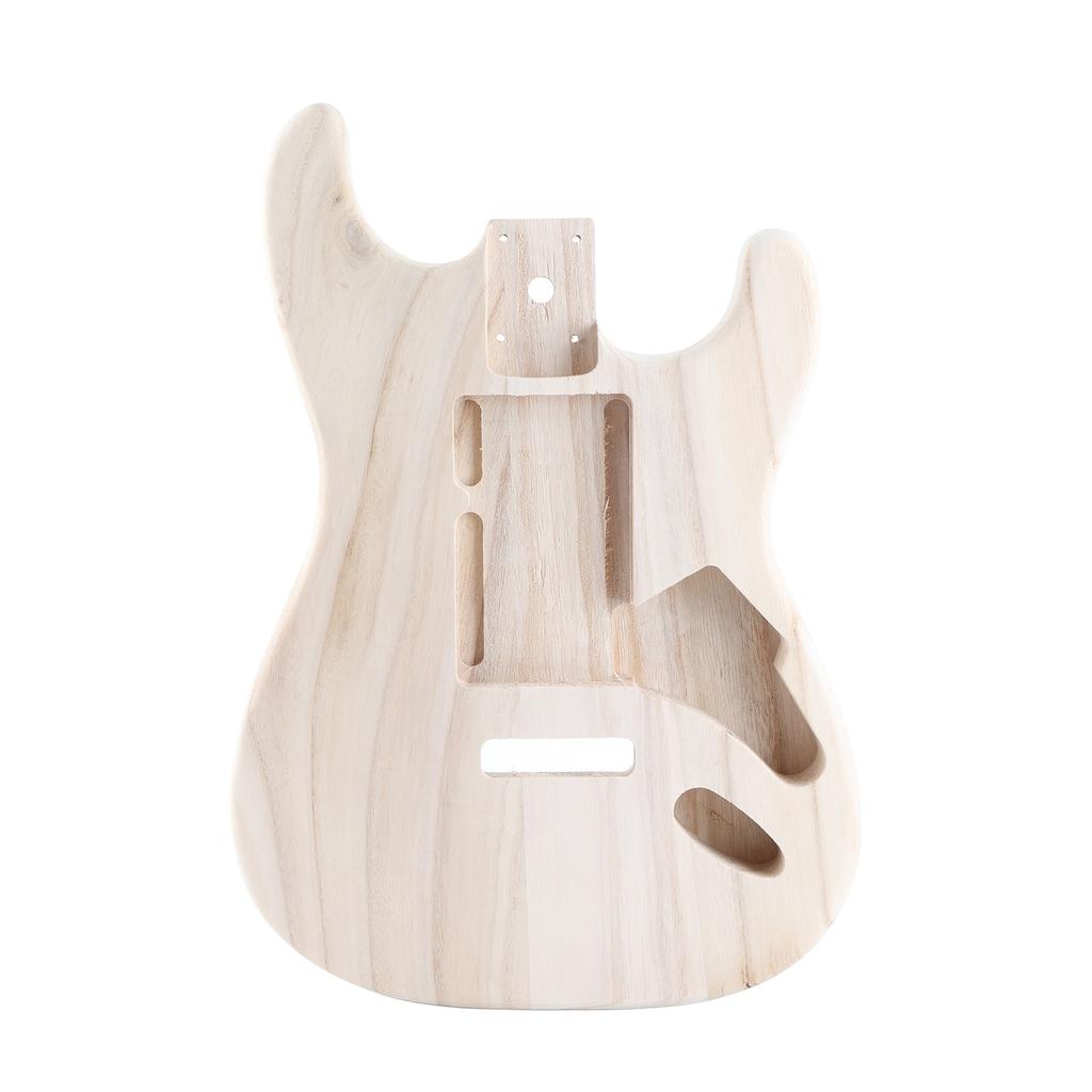 Guitar Barrel Body Maple Polished Unfinished Electric Guitar Barrel for ST Electric Guitar Accessories