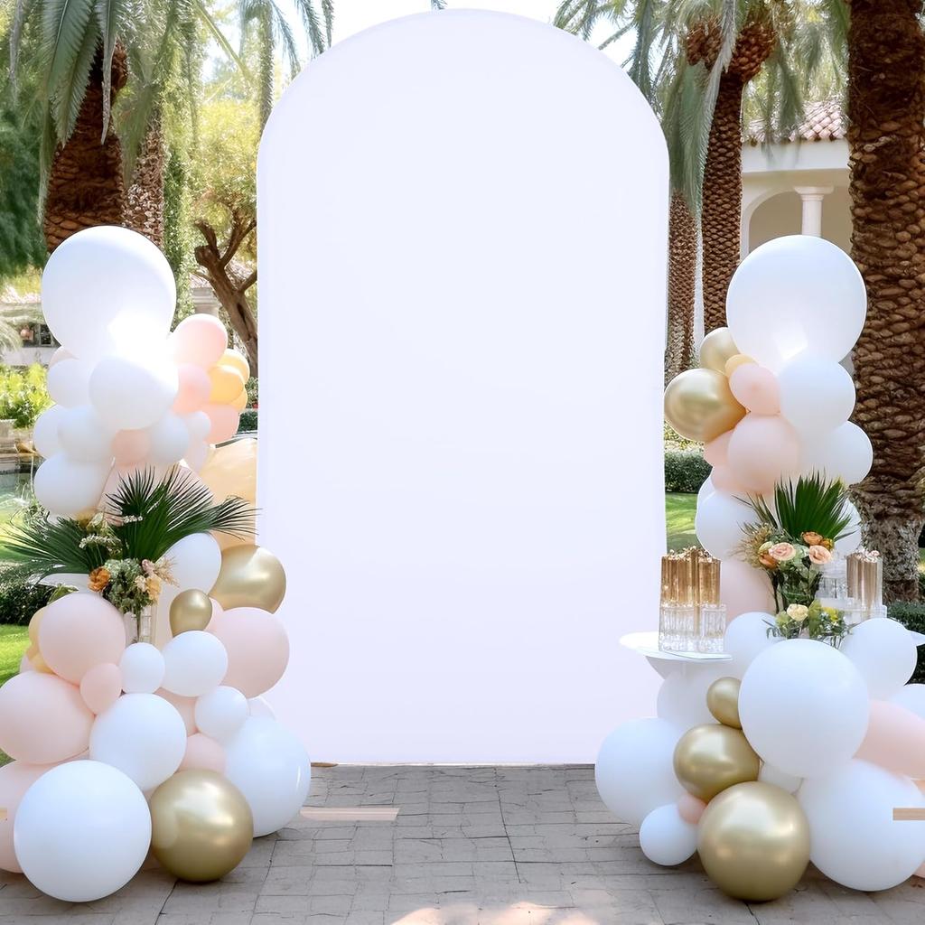 Свадебная арка, задник, чехол из спандекса, облегающий, круглый верх, чехол для задника арок Кьяра для украшения банкета на церемонии по случаю дня рождения