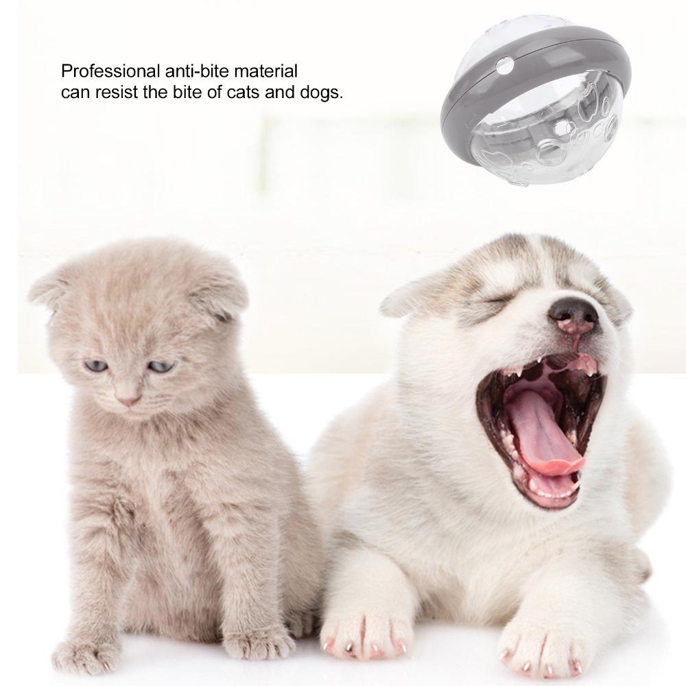 Flying Saucer Shaped Flying Saucer Pet Toy Anti-tip Dog Slow Feeder Puzzle Pet Toy Molar Chewing