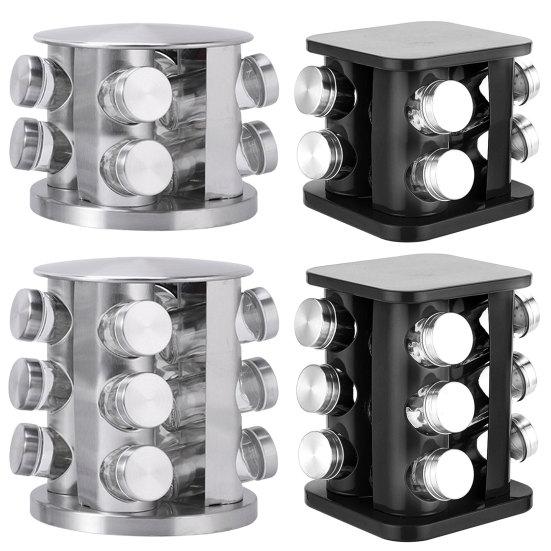 1 комплект, бутылка для приправ, влагостойкая, большая емкость, 90 мл, банка для специй с вращающейся на 360 градусов стойкой для хранения, кухонный гаджет