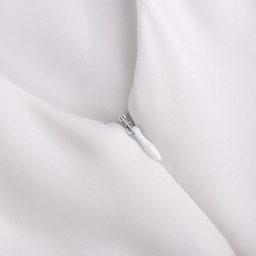 Little Girls Summer Dress, Ruffle Sleeve Round Neck Lace Back Zipper Up Dress, Mesh Multi-Layer Princess Party TuTu Dress