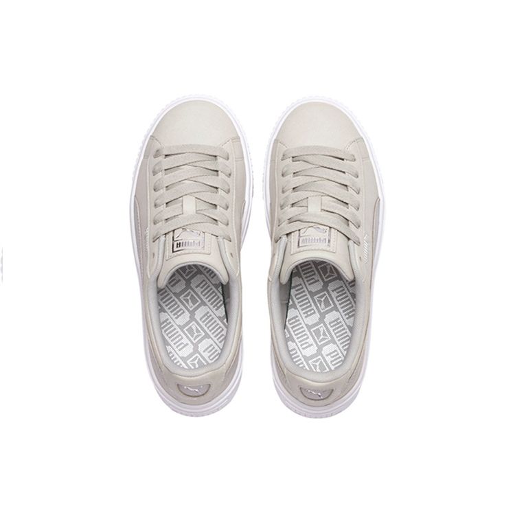 Puma Platform Shimmer - Grey Violet Women Sneakers White 369593-02