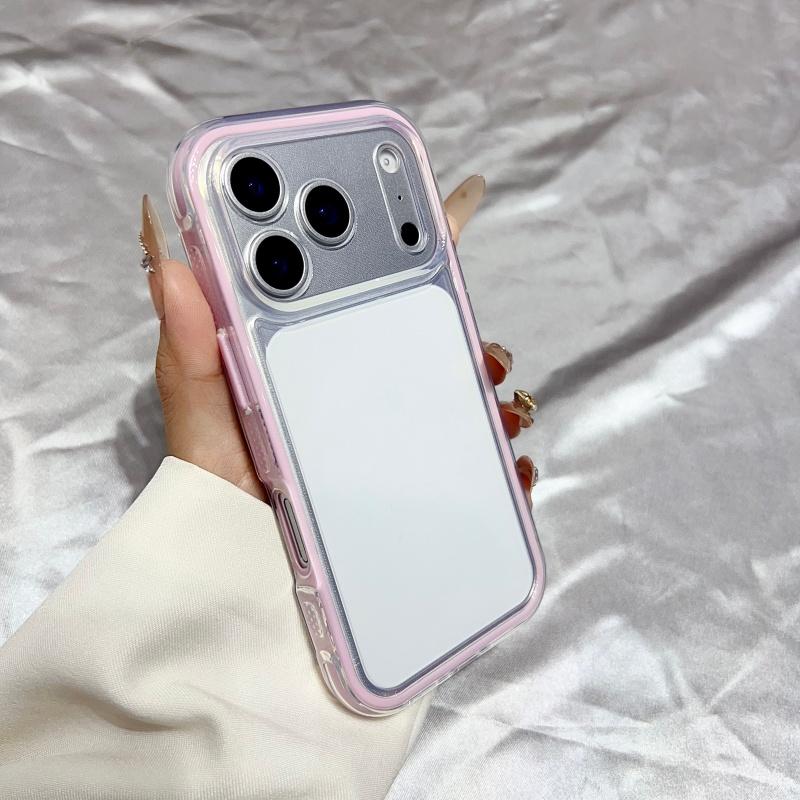 Ударопрочный Чехол-Бампер Candy Color Clear Case для iPhone 17 Air 16 15 14 13 12 11 Pro Max Plus 17Pro Роскошный Мягкий 2 в 1