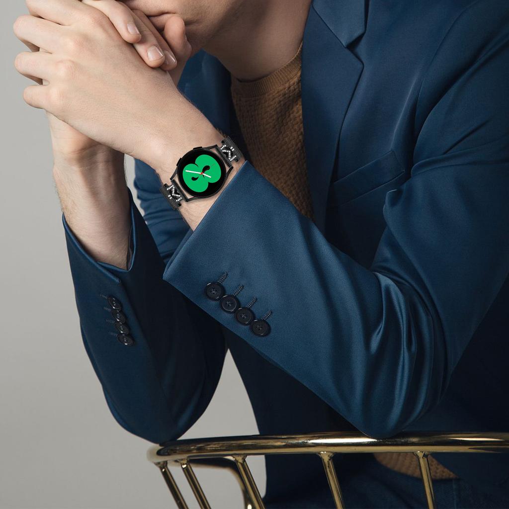 M-Type Milanese Bands for Haylou BLING LS12 Stainless Steel Metal Strap