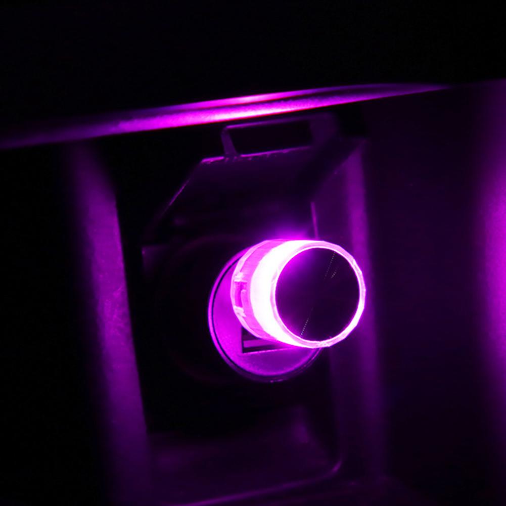 Car Mini USB LED Atmosphere Lights Decorative Lamp for Party Ambient Modeling Automotive PortablePlug Play Auto Interior Led