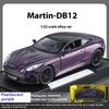 Масштаб 1/32 Aston Martin DB12 GT Суперкар Сплав Металл Литая под давлением Модель автомобиля Звук и свет Праздничный подарок Детская игрушечная машинка