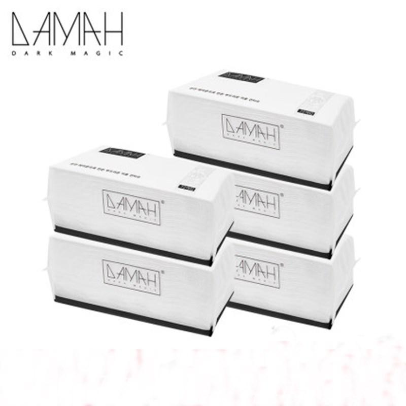 Полотенца для лица DAMAH Black Magic Cotton - 72 одноразовых мягких очищающих полотенца для салонов красоты