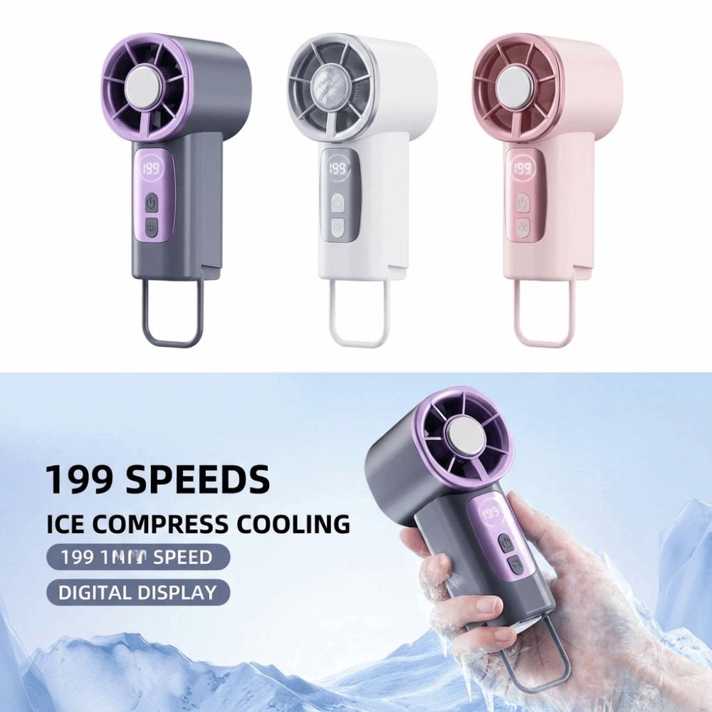 Powerful Wind Super Mini Handheld Fan High Speed Desk Fan New Turbo Fan Travel