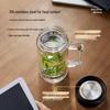 Mingguang Double-Layer Glass Tea Cup with Infuser
