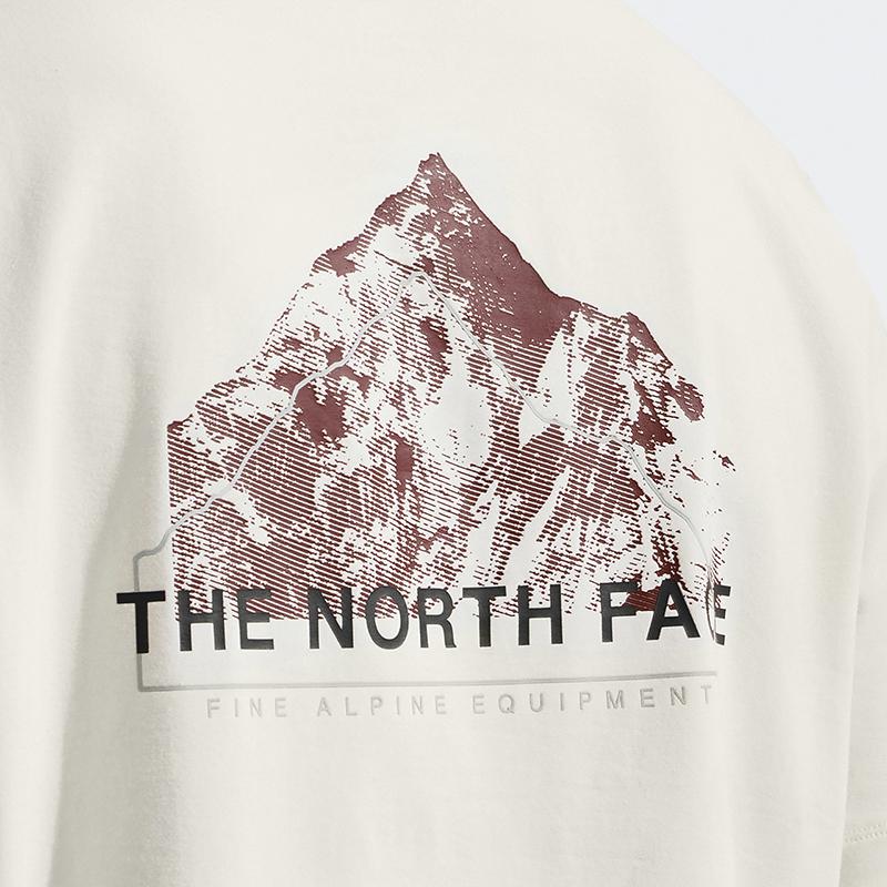 THE NORTH FACE SS25 T Shirt Men's QLI/Dune White NF0A8D7E-QLI