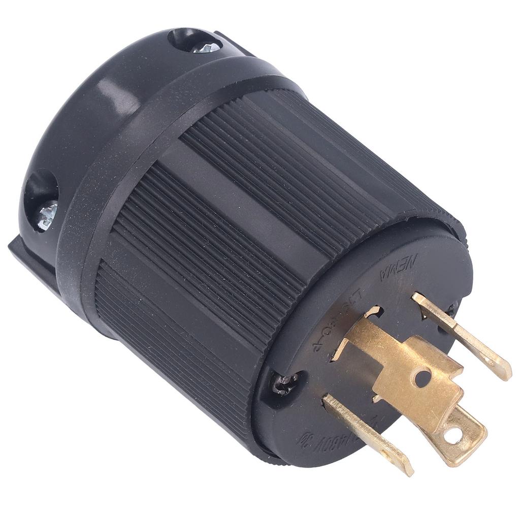 Заглушка PA66 пластиковая латунная 4-отверстие генераторная вилка разъем для сушилок 30A 277 480V