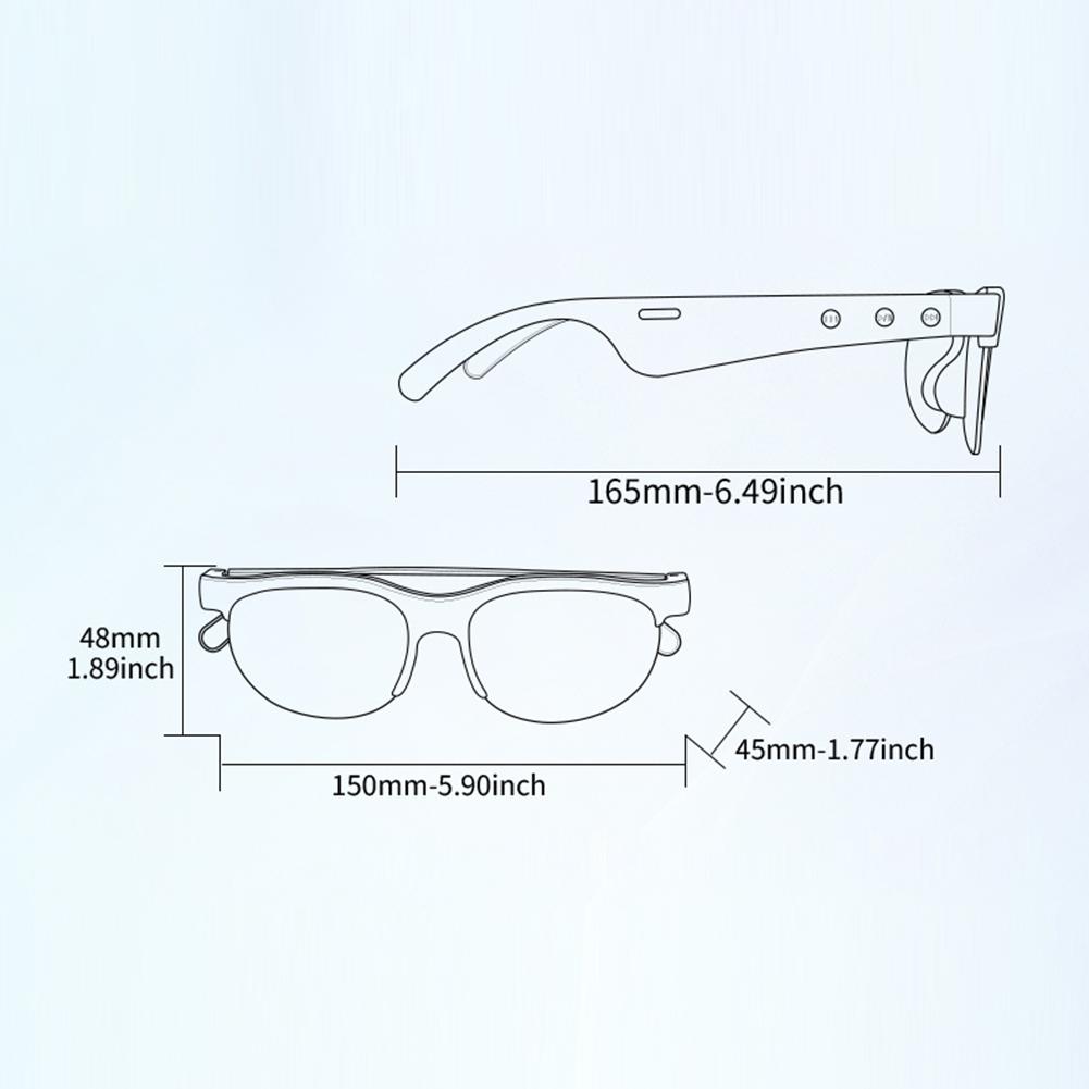 Умные очки с ИИ для интеллектуального перевода, совместимые с Bluetooth 5.4, беспроводные солнцезащитные очки, беспроводная гарнитура для мужчин и женщин