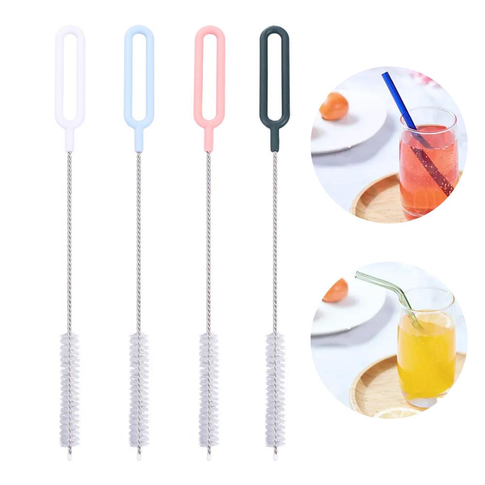 Nylon Hair Bottle Cleaning Brush Household Pacifier Clean Brush Straw Brush  for Cleaning