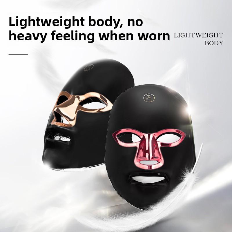 Фотонная маска для омоложения кожи, бытовой светодиодный спектрометр для лица, прибор для красоты с синим светом