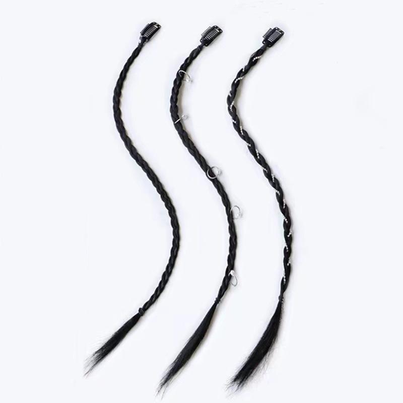 Милый крутой парик с пряжкой, заколка для волос Spice Girl, имитация косы, зажим для кос, дреды, боксерская коса, аксессуары для волос