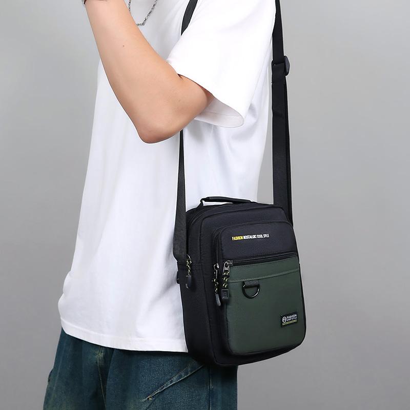 Мужская наплечная сумка Новая повседневная мужская сумка Водонепроницаемая уличная многофункциональная сумка через плечо CLE