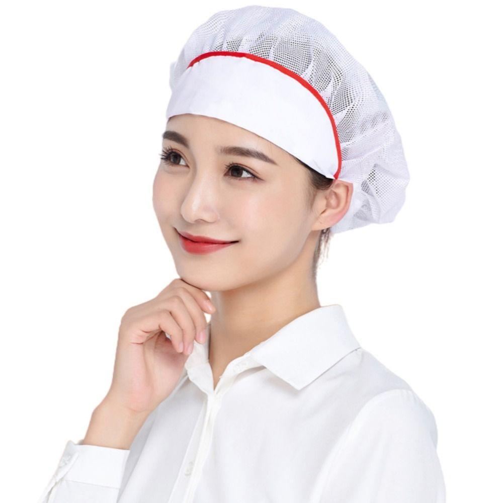 Рабочая одежда Поварской колпак Сетка Кухонная гигиеническая шапочка Кухонные принадлежности Сетки для волос Кепка для отелей и ресторанов