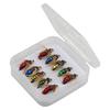 Fish Accessories Realistic Appearance Fly Bait Strong Flies with Barbed Hook