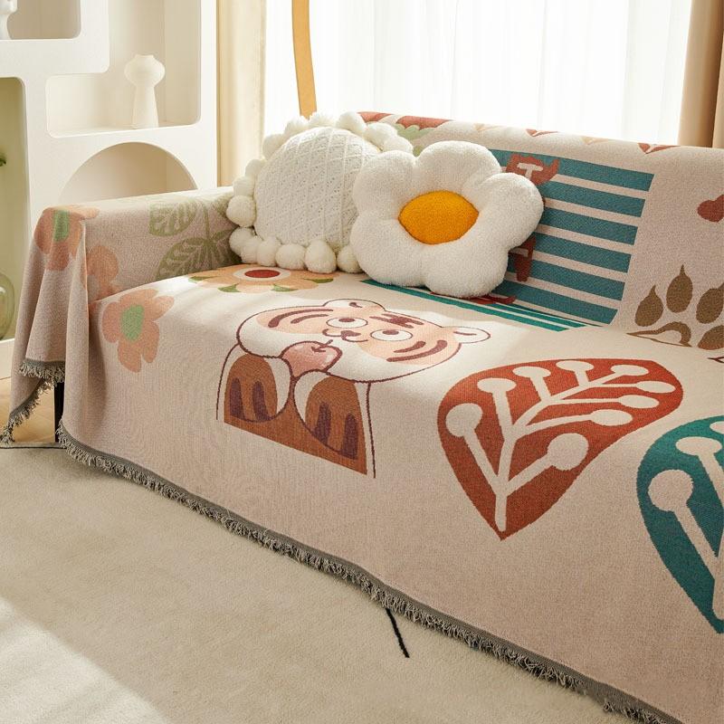 Вязаные одеяла в скандинавском стиле, одеяло для дивана-кровати, офисный кондиционер, одеяло для сна, гобелен, шаль