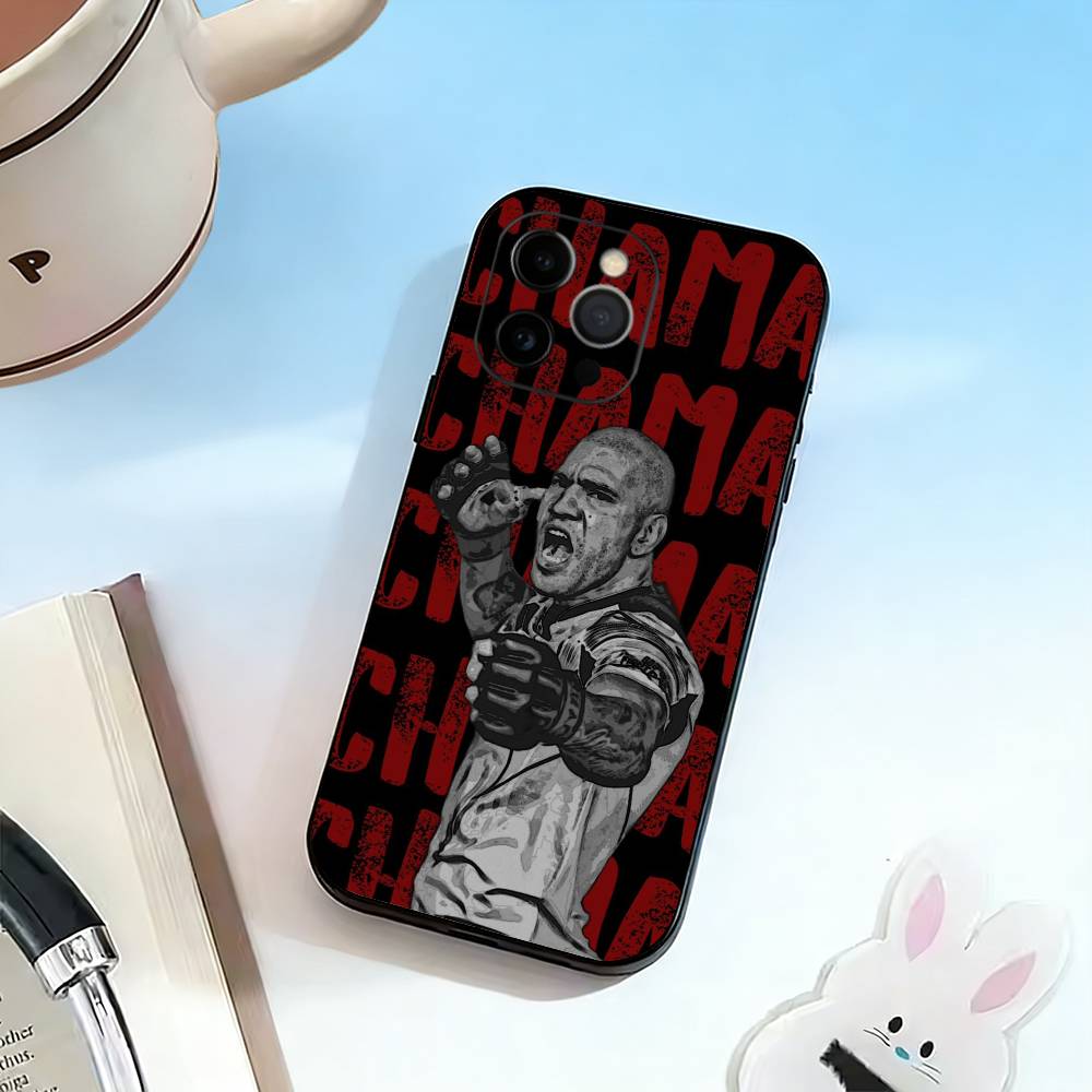 D-Fighting Pereira Alex   Phone Case For iPhone 17,16,15,14,13,12,11 Plus,Pro Max,XS,Soft Silicone Black Cover