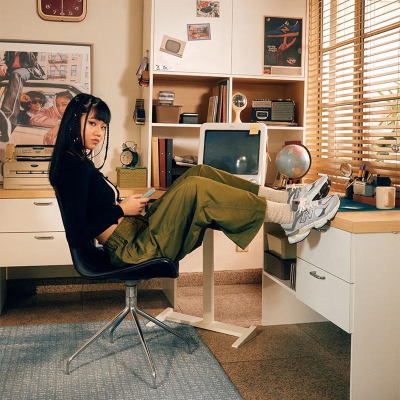 NEW BALANCE Папины кроссовки Мужские Женские Весенние Легкие Дышащие Толстая подошва Ретро Повседневные Спортивные кроссовки U9060GRY