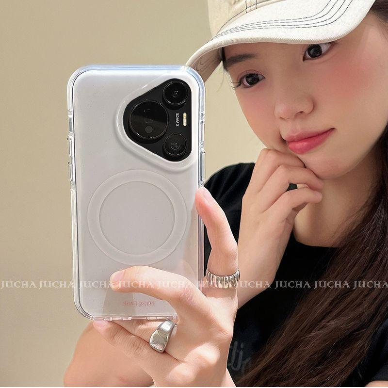 Подходит для чехла для мобильного телефона Huawei pura70pro + высококачественный новый p60 полностью закрывающий противоударный чехол для мобильного телефона с брызгами чернил любовь