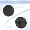 UXCELL Left Front Car Tow Hook Cover Cap for Toyota Prius 2004-2009 No.5212747010C0