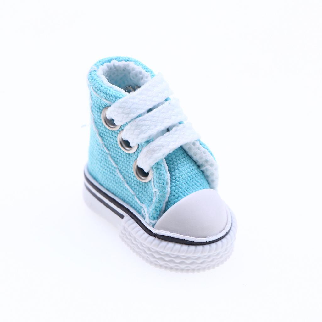 1 пара мини-имитационных повседневных парусиновых туфель для 10 см основной одежды для собак 1:8 Bjd Игрушка Кукла Сменная Одежда Аксессуары