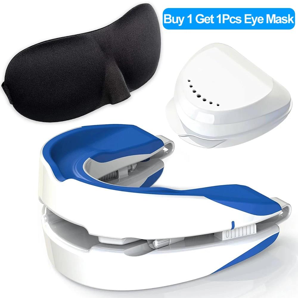 Anti Snoring Mouth Guard Adjustable Silica Gel Anti-Grinding Braces Mouthguards A Variety of Styles Shop Snoring Improves Sleep 3