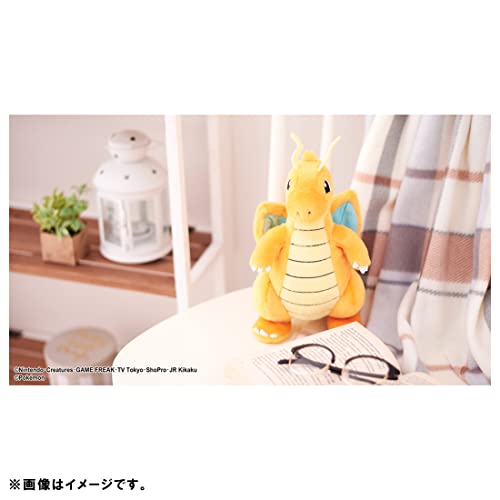 Takara Tomy Arts Покемон Ты Решил Плюшевая Игрушка Драгонайт высотой примерно 27 см.