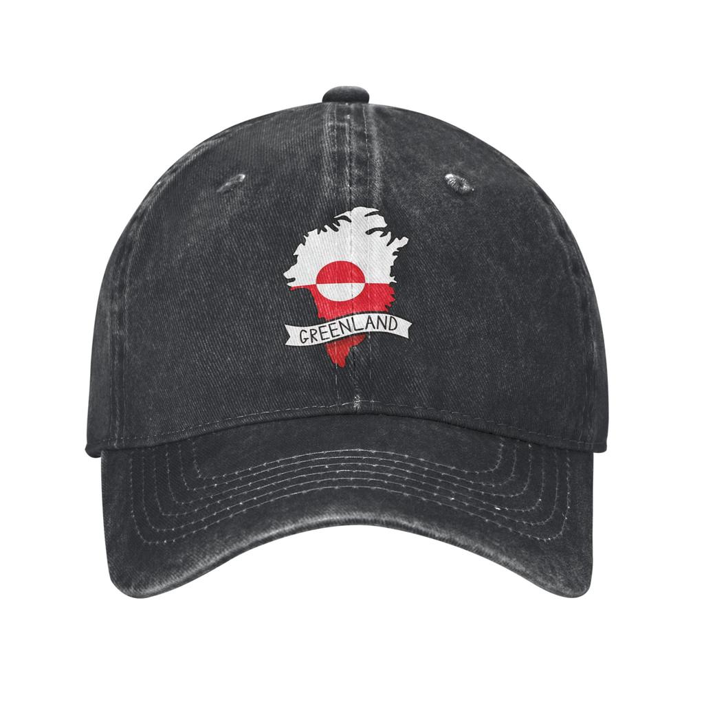 Greenland Flag Map Casual Baseball Cap Summer Trucker Hat Hot Sale Outdoor Sport Snapback Cap Men Adult Trendy Baseball Caps