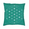 Sacred Geometry Flower Of Life Throw Pillow Case 45*45cm for Living Room Sofa Geometric Mandala Cushion Cover Velvet Pillowcase