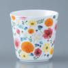 NARUMI Anna Emilia the Colorful Floral Nordic Dishwasher Gift "All Best" Mug, 340cc, Orange, Print, Gorgeous, Cute, Design, Large, Gift,