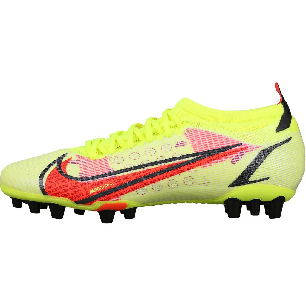 Nike Mercurial Vapor 14 Pro Motivation Comfortable Versatile AG Soccer Shoes Men Sneaker Fluorescent-Green Red CV0990-760