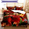 Ronaldo's Portugal Jersey Bedding Set, Breathable Duvet Cover with Pillowcases, Soft Bed Linen for Bedroom Home Decoration, Perfect Festival Birthday 