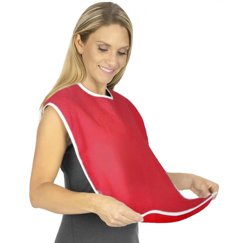 Нагрудник для пожилых людей, моющийся, антимасляный, для взрослых, многоцелевой, утолщенный, устойчивый к пятнам, мягкий, слюнявый, полотенце для кормления и ухода