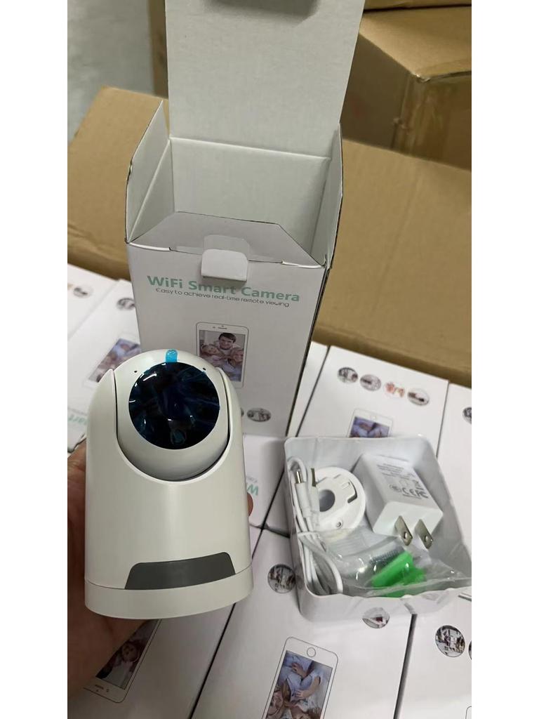 Двухобъективная HD WiFi-камера iCsee: Умная полноцветная ночная съемка 360° для безопасности