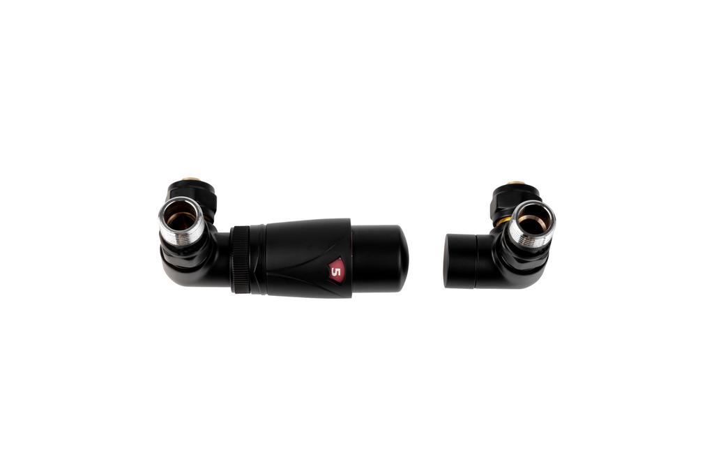 Valx Universal Axial Valve Kit with Thermostatic Head Black