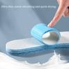 Latex Insoles Soft Sweat Absorb Deodorization Breathable Sport Shoe Pads High Elastic Barefoot Thin Insert Cushion for Women Men