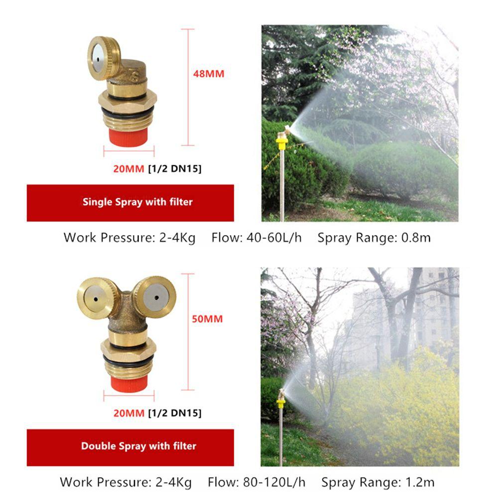 Atomization Spray Fitting Misting Nozzle Spray Nozzle Sprinkler Nozzle Water Sprinklers Heads