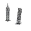 Metal Earth Fascinations Big Ben Tower and the Leaning Tower of Pisa Puzzle 3D En Métal