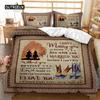 Letter Duvet Cover Set Letter Motivational Words To Son Letter Bedding Set Bedclothes Double Queen King Polyester Quilt Cover