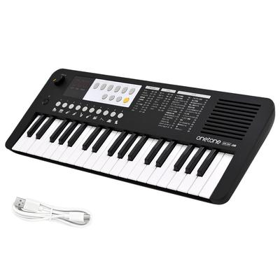 ONETONE One Tone Electronic Mini 37 LED японская кабельная клавиатура, клавиши, дисплей, совместимость с USB-MIDI, возможность письма, OTK-37M/BK (USB-накопитель в комплекте)