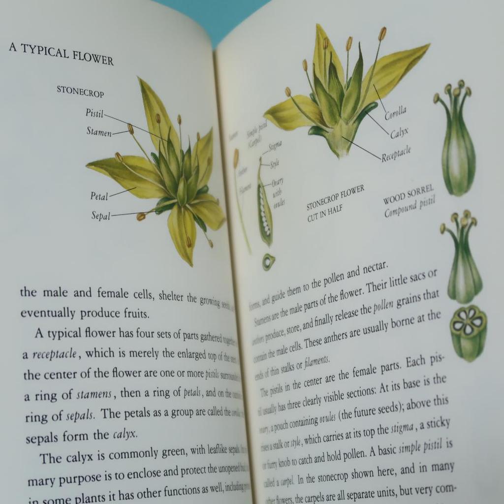 [USED] Books: From Flower to Fruit (botanical art, plant illustrations)