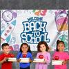 1pc Set Up Supplies, Hang Banners, Flags, Return To School, Party Activities, Take Photos, Background Cloth for The Beginning of The School Season