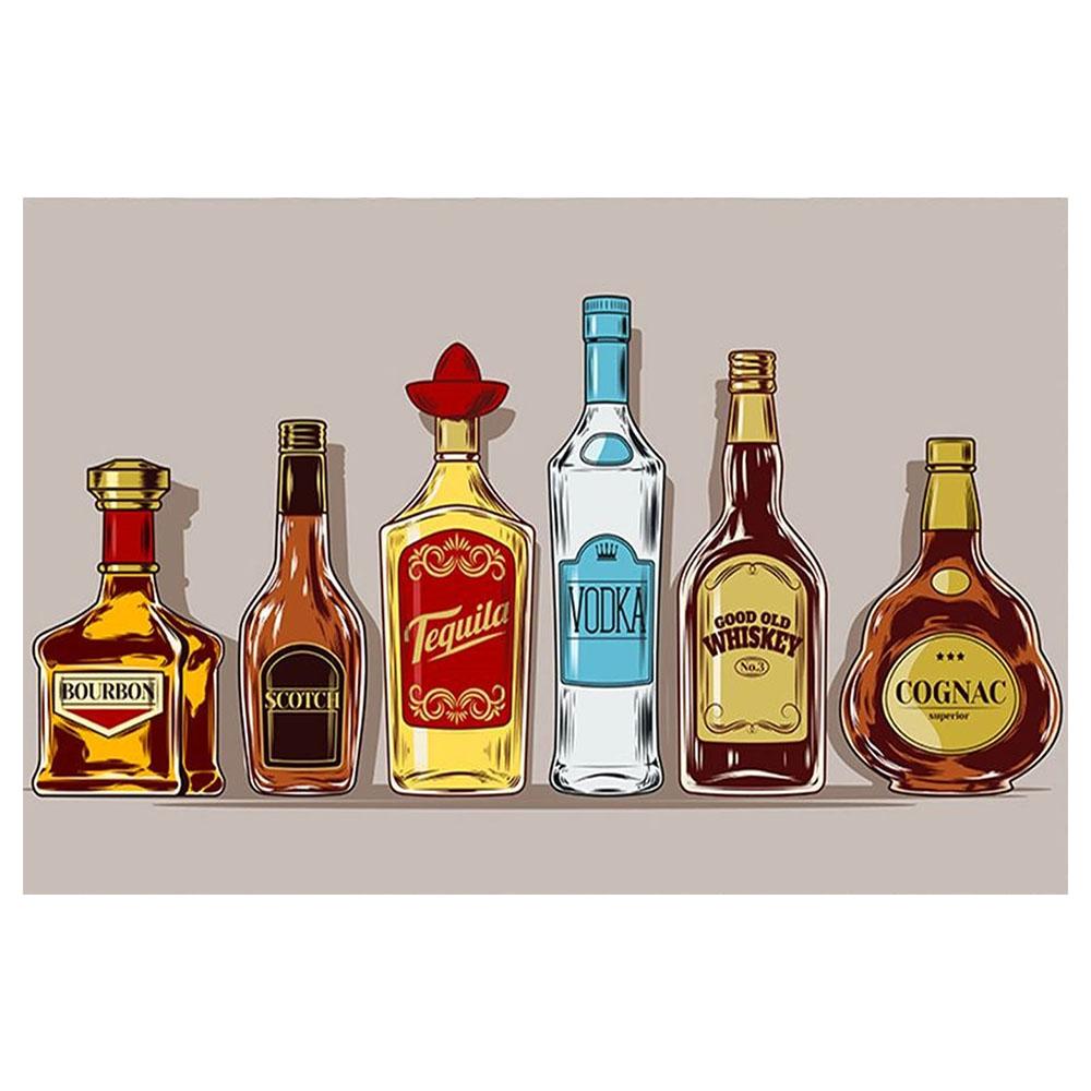 Whiskey Vintage Poster Metal Tin Sign Retro Metal Poster DIY Wall Stickers Home Bar Art Posters Decoration 20x30cm