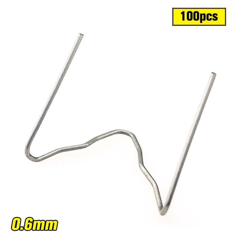 Ремонт бампера Скобы для степлера 0,6 мм 0,8 мм Нержавеющая сталь Волнистая сварочная проволока для аппарата для сварки пластика Паяльные инструменты
