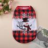Christmas Dog Clothes Vest Puppy T-shirt For Small Dogs Cats Apparel Outfits New Year Costume Chihuahua French Bulldog Supplies