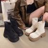 Thick-soled Martin Boots Women's 2025 New Summer Mesh Hollow Breathable Short Boots Small Fashionable Versatile Cool Boots Women
