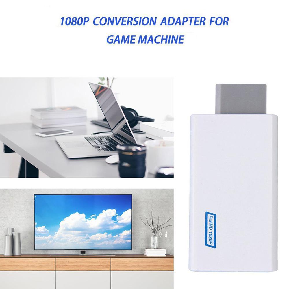 1080P Wii2 HDMI-совместимый Конвертер Wii в HDMI-совместимый Адаптер Full HD 3,5 мм Аудио для ПК HDTV Монитора Дисплея Прямая поставка